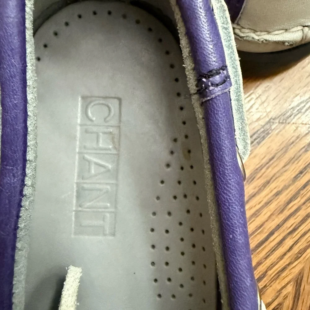K-State Boat ShoesClassic Blue and White Boat Shoes